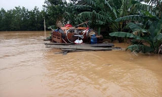 [Ảnh] Tan hoang nơi ngập sâu nhất Hương Khê