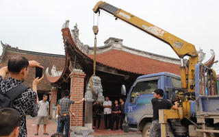 Kiểm tra việc đưa linh vật ngoại lai ra khỏi di tích tại Ninh Bình