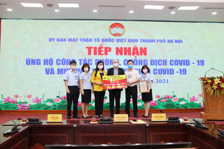 Hà Nội: Tiếp nhận trên 3,5 tỷ đồng ủng hộ phòng chống dịch 