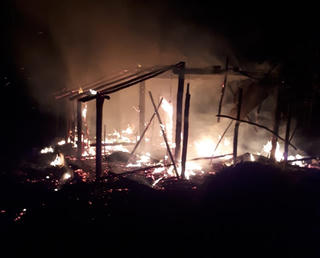 ‘Bà Hỏa’ thiêu rụi nhà của đôi vợ chồng nghèo ngày cận Tết