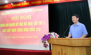 Mặt trận Trung ương thông báo nhanh kết quả Hội nghị Trung ương 11 (khóa XII)