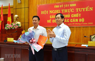 Phó Chủ tịch Thường trực UBND tỉnh giữ chức Phó Bí thư Tỉnh ủy Tây Ninh