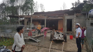 Hà Tĩnh: Lốc xoáy ở ‘chảo lửa’ Hương Khê làm 151 nhà dân tốc mái