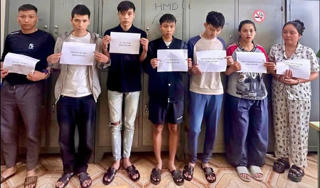 Lào Cai: Bắt Anh 'khàn' và 6 đối tượng về gây rối trật tự công cộng