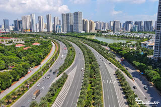 Hà Nội đồng ý đề xuất phân luồng trên đại lộ Thăng Long, đường Võ Nguyên Giáp