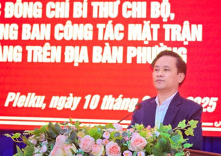 Gia Lai: Phường Pleiku gặp mặt cán bộ cơ sở, tổ dân phố năm 2025