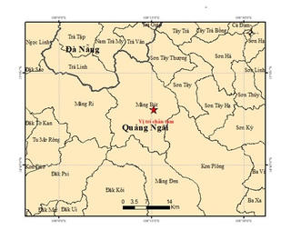 Quảng Ngãi: Động đất 4.5 độ độ richter