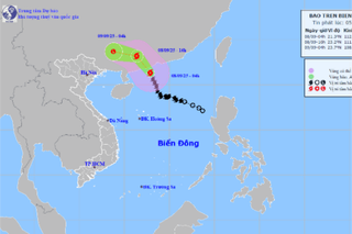 Bão số 7 gây gió giật mạnh, sóng lớn trên biển, đề phòng mưa lớn trên đất liền