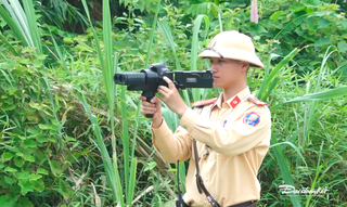 Cảnh sát giao thông Hà Nội phát hiện, xử lý nhiều trường hợp chạy quá tốc độ