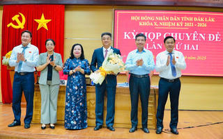 Ông Từ Thái Giang giữ chức Phó Chủ tịch HĐND tỉnh Đắk Lắk khóa X, nhiệm kỳ 2021-2026