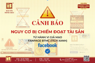Cảnh báo tình trạng giả mạo Facebook tích xanh Bảo Tín Minh Châu, lừa đảo khách hàng mua vàng