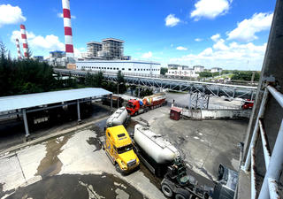 [Ảnh] 'Đường đi' của tro xỉ tại nhà máy nhiệt điện Duyên Hải