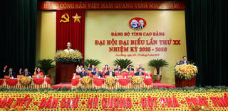 399 đại biểu tham gia phiên trù bị Đại hội đại biểu Đảng bộ tỉnh Cao Bằng lần thứ XX