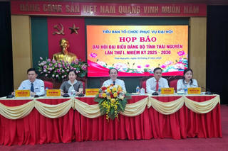 Hoàn tất công tác chuẩn bị Đại hội đại biểu Đảng bộ tỉnh Thái Nguyên lần thứ I