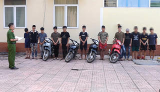 Nghệ An: Khởi tố, bắt tạm giam 8 đối tượng gây rối trật tự công cộng