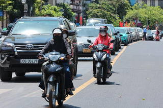 Sáng 24/9, chất lượng không khí Hà Nội ở mức trung bình