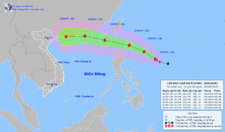 Bão Ragasa giật cấp 15 dự báo gây mưa to, sóng lớn trên biển