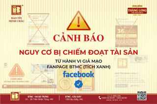 Cảnh báo tình trạng giả mạo Facebook Bảo Tín Minh Châu tích xanh lừa đảo khách hàng mua vàng để chiếm đoạt tài sản