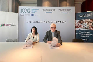 Merry Commercial hợp tác Regus - thương hiệu co-working space quốc tế 