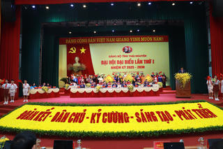 Khai mạc Đại hội đại biểu Đảng bộ tỉnh Thái Nguyên lần thứ I