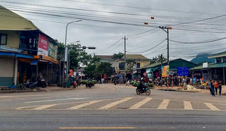 Quảng Trị: Quang cảnh thông thoáng ở ngã ba Tân Long sau khi "chợ chuối" được dời đi