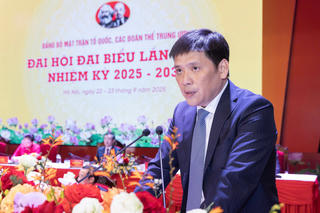 Danh sách Đoàn đại biểu của Đảng bộ MTTQ, các đoàn thể Trung ương dự Đại hội Đảng toàn quốc lần thứ XIV