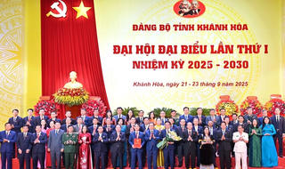 Bế mạc Đại Đại hội đại biểu Đảng bộ tỉnh Khánh Hòa lần thứ I, nhiệm kỳ 2025 – 2030 