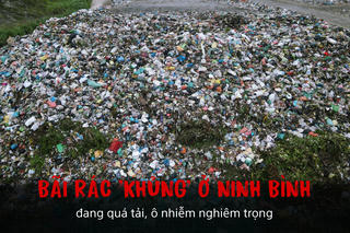 Bãi rác Thung Quèn Khó gây ô nhiễm, ảnh hưởng đời sống người dân