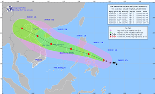 Tin cuối cùng về bão số 9, lưu ý vùng có nguy cơ cao sạt lở đất