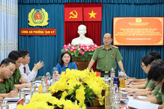 Công an Tam Kỳ, TP Đà Nẵng: Nhanh chóng kiện toàn bộ máy, phục vụ tốt nhất cho nhân dân 