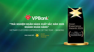VPBank nhận giải thưởng Trải nghiệm khách hàng của năm