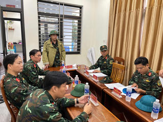 Bộ Chỉ huy Quân sự TP Đà Nẵng kiểm tra công tác ứng phó bão số 10