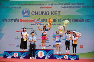 Chung kết Giải chạy Báo Hànộimới mở rộng lần thứ 50 - Vì hòa bình năm 2025: Sôi nổi và kịch tính