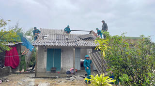 Quảng Trị: Người dân tránh trú bão số 10 đã về nhà, ổn định cuộc sống