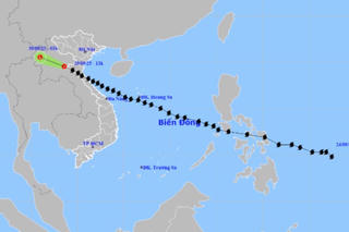 Bão số 10 suy yếu thành áp thấp nhiệt đới