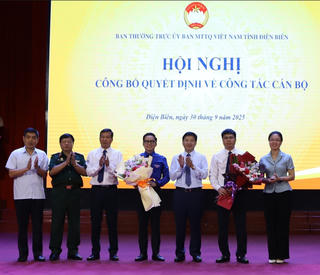 Điện Biên: Công bố quyết định công nhận chức danh Chủ tịch Hội Nông dân và Bí thư Tỉnh đoàn