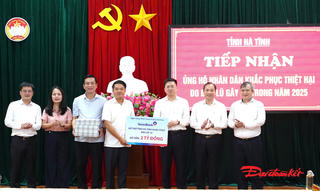 Kết nối những tấm lòng sẻ chia khó khăn với nhân dân Hà Tĩnh
