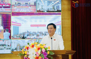 Ủy viên Bộ Chính trị Nguyễn Xuân Thắng tiếp xúc cử tri tại Quảng Ninh