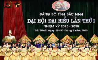 Đại hội Đảng bộ tỉnh Bắc Ninh lần thứ I, nhiệm kỳ 2025-2030 thông qua nhiều nội dung quan trọng