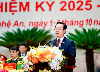 Ông Nguyễn Đức Trung tái đắc cử Bí thư Tỉnh uỷ Nghệ An