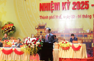 Ông Nguyễn Văn Phương giữ chức Bí thư Thành ủy Huế