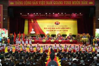 Khai mạc Đại hội đại biểu Đảng bộ tỉnh Hưng Yên lần thứ I