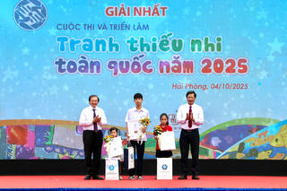 Trao giải cho 359 tác phẩm tham dự Cuộc thi, Triển lãm Tranh thiếu nhi toàn quốc 2025