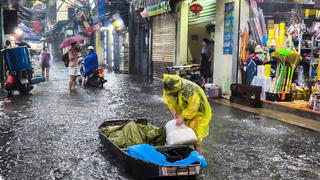 Chiều 7/10, Tuyên Quang, Thái Nguyên và Hà Nội tiếp tục có mưa to