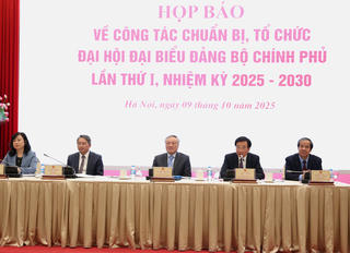 453 đại biểu dự Đại hội Đảng bộ Chính phủ lần thứ I, nhiệm kỳ 2025-2030