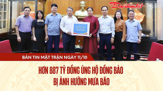 Bản tin Mặt trận sáng 11/10