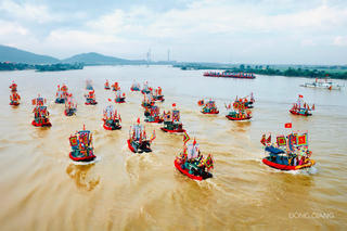 Hải Phòng: Khoảng 5.000 người tham gia Diễn xướng Hội quân trên sông Lục Đầu