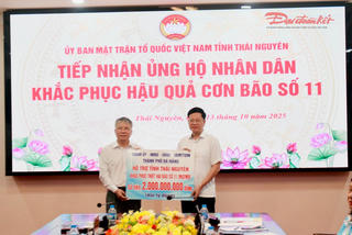 Đà Nẵng hỗ trợ nhân dân Thái Nguyên 2 tỷ đồng khắc phục thiên tai