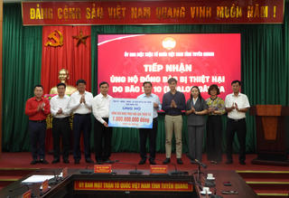 Hưng Yên hỗ trợ 1 tỷ đồng giúp tỉnh Tuyên Quang khắc phục hậu quả thiên tai