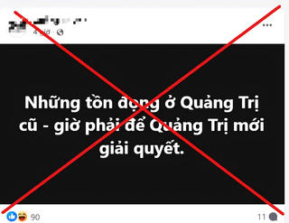 Quảng Trị: Xác minh, xử lý các trang mạng trích dẫn nội dung sai bản chất sự việc